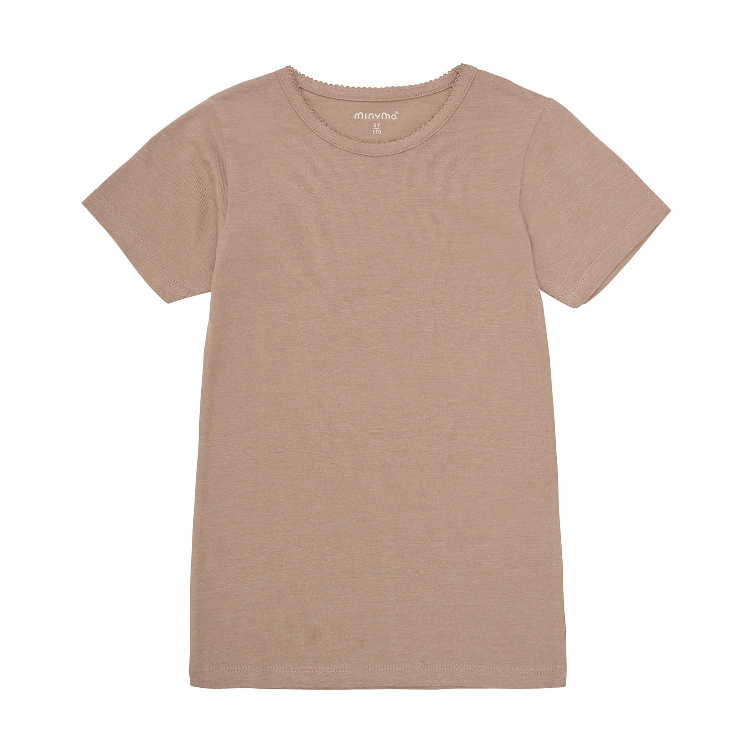 Kurzarm-Shirt beige