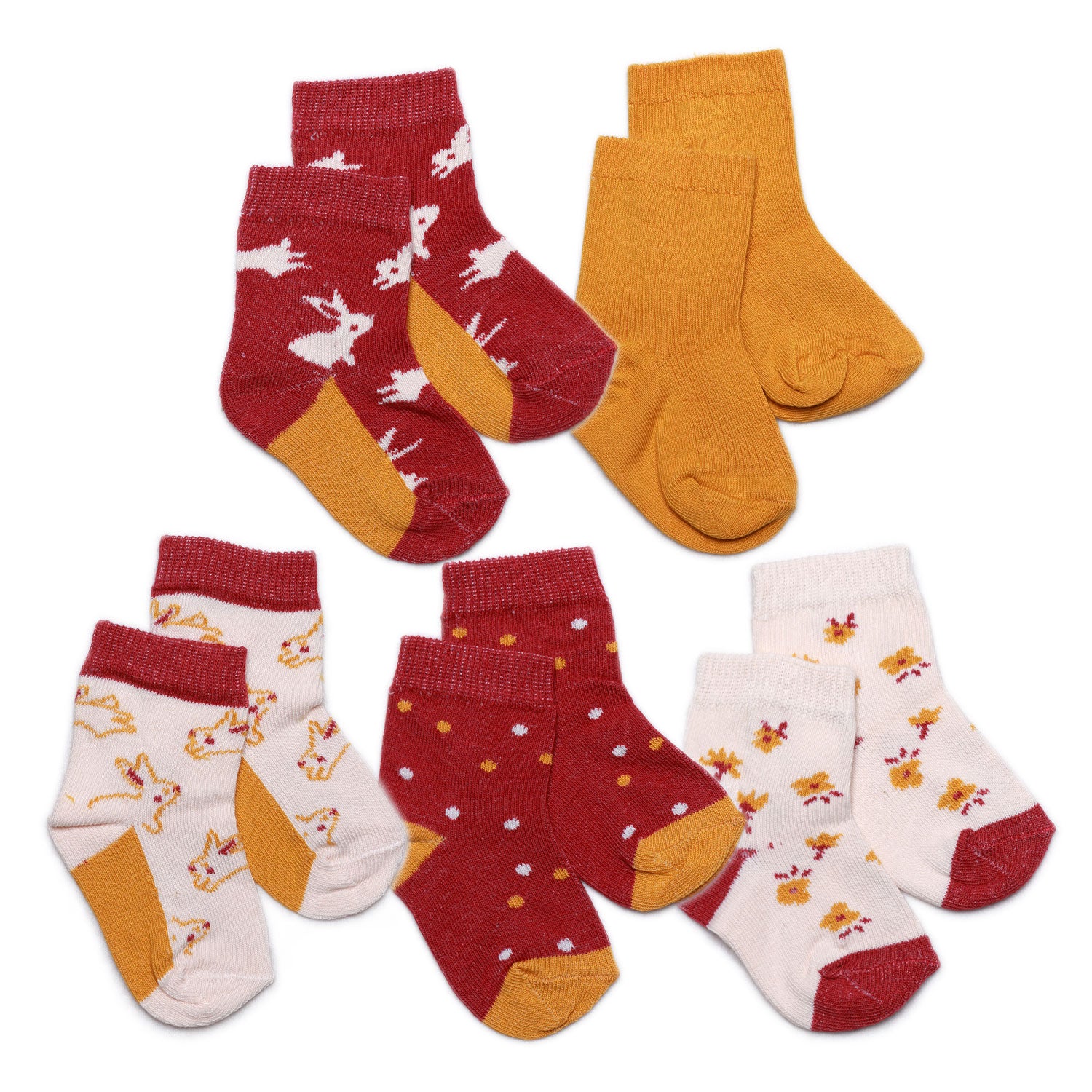 5er-Pack Socken Hvidsten